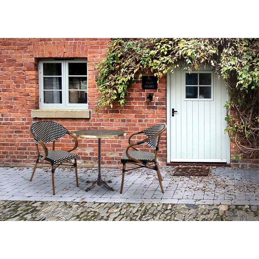 Luxe All Weather Bistro Armchair